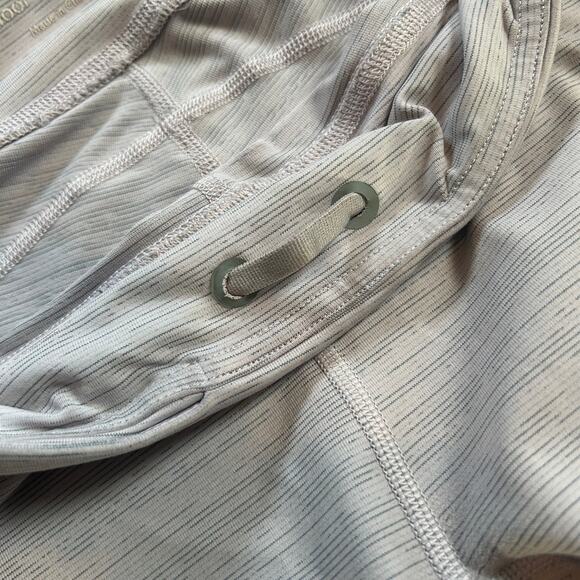 Outdoor Voices 7/8 Leggings Dusty Lavender Stripe High Rise TechSweat M - Picture 2 of 7